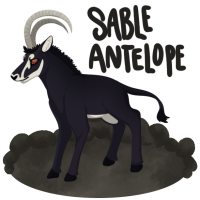 Thumbnail for ANI-2417: Dagger - Sable Antelope (M)