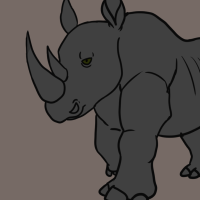 Thumbnail for ANI-3252: West African Black Rhinoceros (M)