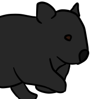 Thumbnail for ANI-3292: Melanistic Common Wombat (M)