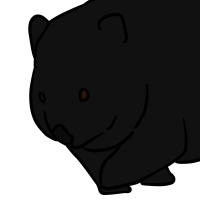 Thumbnail for ANI-3294: Melanistic Common Wombat (M)