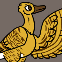 Thumbnail for ANI-3346: Chocolate Domestic Goose (F)