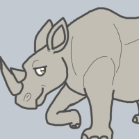 Thumbnail for ANI-4051: White Rhinoceros (M)