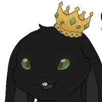 Thumbnail for ANI-1410: Larvikite - Melanistic  Domestic Rabbit (F)