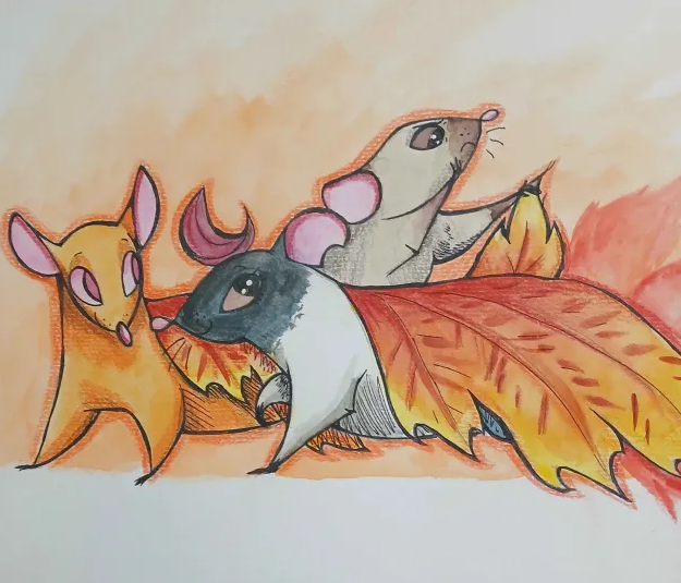 Click to view larger size Leafy mice